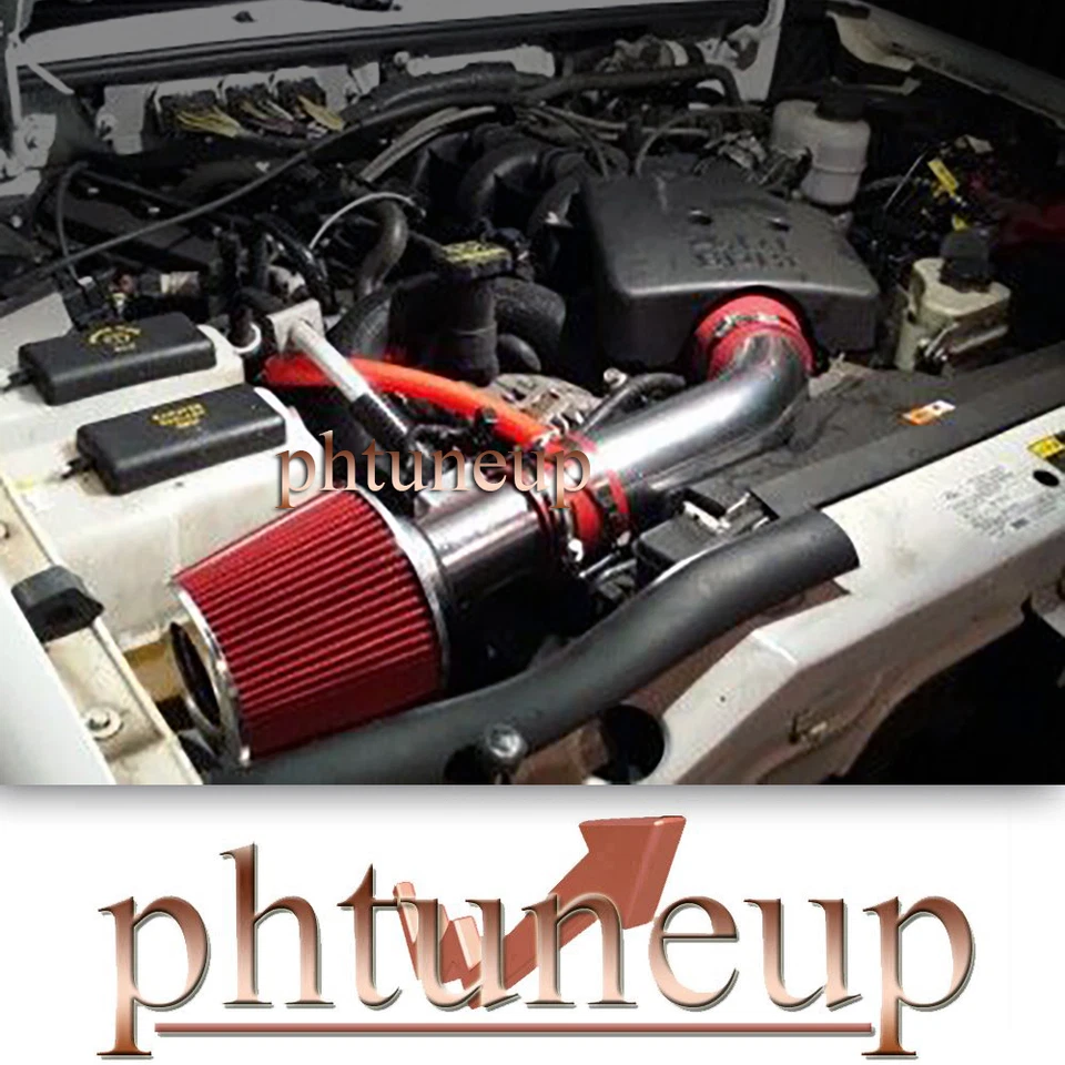 RED 2004-2011 FORD RANGER MAZDA B4000 4.0 4.0L AIR INTAKE KIT - Image 1 of 1