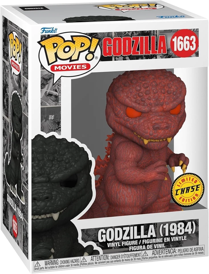 Funko Pop CHASE Godzilla Aniversario - Godzilla 1984 Figura Ardiente con Protector Foto 1 de 1