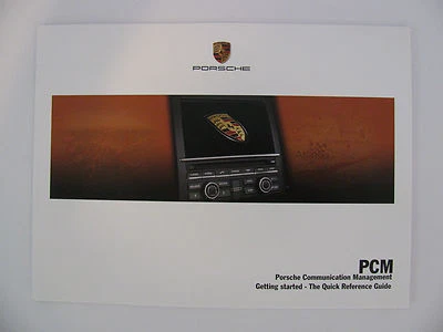 Porsche panamera cayenne boxster 997 2014 pcm communication management pamphlet  - Image 1 of 2