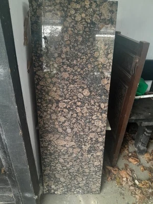 Marble, Pink Granite Fireplace Hearth - Image 1 of 4