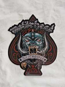 Motor Head Ace of Spades Decal/Sticker Licensed Motorhead Lemmy 4.1/2" x 5" New - Picture 1 of 3