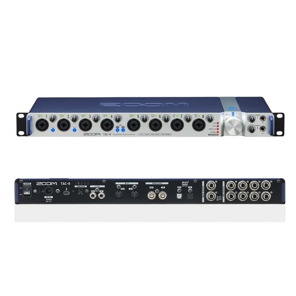 Zoom TAC-8 18x20 Thunderbolt Audio Interface 18-in/20-out with 8 XLR/TRS Combo  - Image 1 of 1