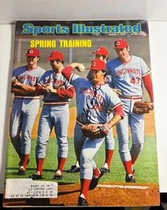 Clay Carroll Signed Sports Illustrated Magazine March 1975 Cincinnati Reds - Picture 1 of 3