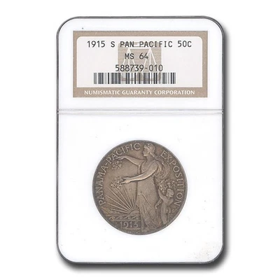 1915-S Panama Pacific Half Dollar MS-64 NGC - Image 1 of 3