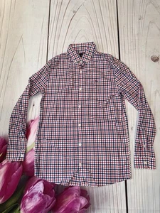 VINEYARD VINES Boys Performance Whale Dress Shirt Button Down Size Xl (18) Plaid - Picture 1 of 4