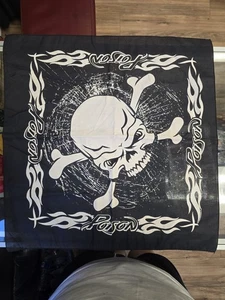 2000s Poison Bandana Rock N Roll Band - Picture 1 of 3