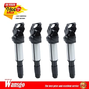 Bobina de encendido 4 piezas para BMW E46 E53 E83 E90 323i 325i 525i X3 2,5/3,0 L 2001-14 - Imagen 1 de 10