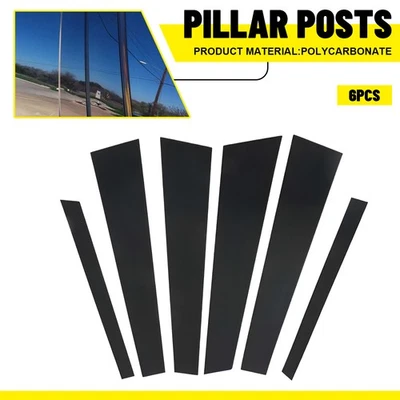 Black Pillar Posts Door Trim Molding for 1997-2002 2003 BMW 525i 528i 530i 540i - Imagem 1 de 4