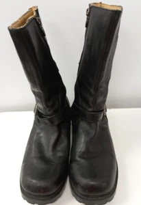 Women's Harley Davidson Knee High Black Size 10 - Picture 1 of 5