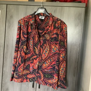 Vintage Jacques Vert Womans Floral Long Sleeved Blouse Shirt Size 14 - Picture 1 of 2