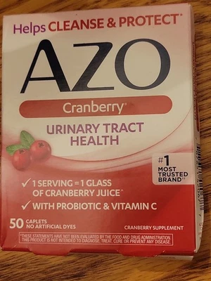 AZO ARÁNDANO SALUD DEL TRACTO URINARIO 50 Comprimidos 3 Paquetes Exp 10/26 Foto 1 de 3