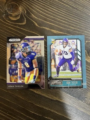 Adam Thielen 2019 Panini Prizm Draft Picks #4 Minnesota State, Minnesota Vikings - Image 1 of 4