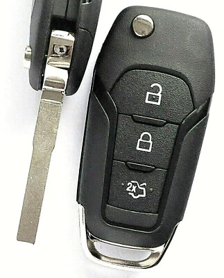 1x Auto Klapp Schlüssel Gehäuse 3 Tasten WT60T für FORD FOCUS ,Fiesta ab 2017-18