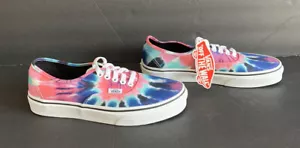Scarpa da skate Vans donna tela 721356 multicolore tie-dye stringata taglia 8,5 - Foto 1 di 12