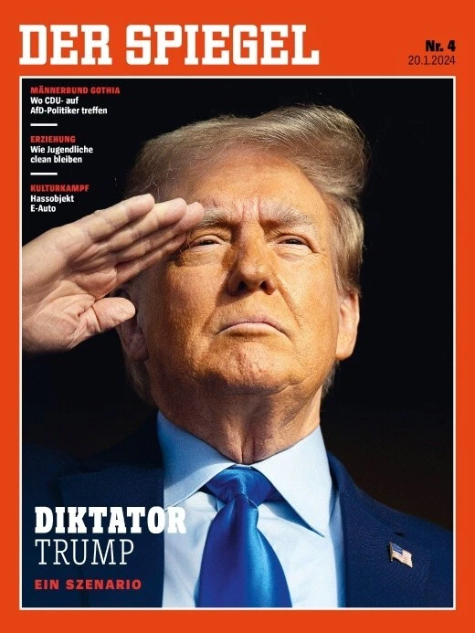 "Diktator Trump" DER SPIEGEL magazine DONALD TRUMP #4 2024 ("Dictator Trump") - Image 1 of 1
