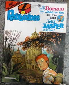 Robbedoes 15 Borneo Joeis Jasper in Gevaar! 1980 Comic 2191 Dutch Book - Foto 1 di 13