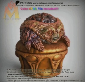 Marsian Supreme Figur Invaders from Mars High Quality 12K Abs Resin 3D Printed - Bild 1 von 9