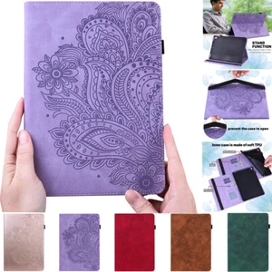Für Samsung Galaxy Tab S10 FE+ / S9 Plus FE Plus Leder Hülle Tablet Tasche Etuis - Bild 1 von 62