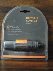 Fujifilm Wired Remote Switch Vello RS-F1II Mico Usb Connection New Unopened  - Picture 1 of 3