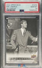 2022-23 Upper Deck   ERIC LINDROS  Black Canvas    #C242  Flyers    🔥 PSA 10 🔥