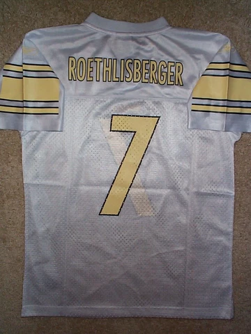 REEBOK Pittsburgh Steelers BEN ROETHLISBERGER nfl Jersey Youth *GIRLS* (xl-16) Cover