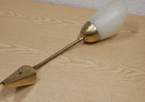 50/ 60er Wandlampe Leuchte Sputnik Messing Glas lamp mid century 50s 60s - Bild 1 von 6