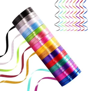 30 Roll 15 Colors Curling Ribbons for Crafts Bows Green,Purple,Silver,White - Picture 1 of 2
