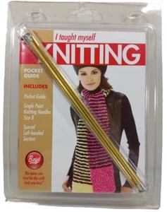 I Taught Myself Knitting Pocket Guide Instruction with Needles Boye New Sealed - Picture 1 of 2