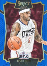 2015-16 Select Basketball Concourse Prizms Blue #75 Josh Smith /249