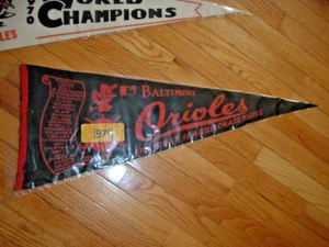 1970 Baltimore Orioles Baseball American League Champions Pennant Full Size 69 - Picture 1 of 3