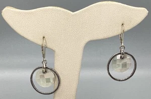 Ecclissi Sterling Silver & Abalone Dangle Earrings - Picture 1 of 7