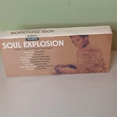 Soul Explosion 8 CD Box Set - Drifters, Temptations, Supremes, Edwin Starr - Image 1 of 4