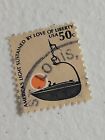 US Stamp 50c America's Light Sustained By Love Of Liberty Sc# 1608 Used -#4482