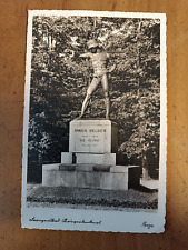 Foto AK Postkarte Ihren Helden die Heimat Feldpost Stoja Statue Denkmal FC