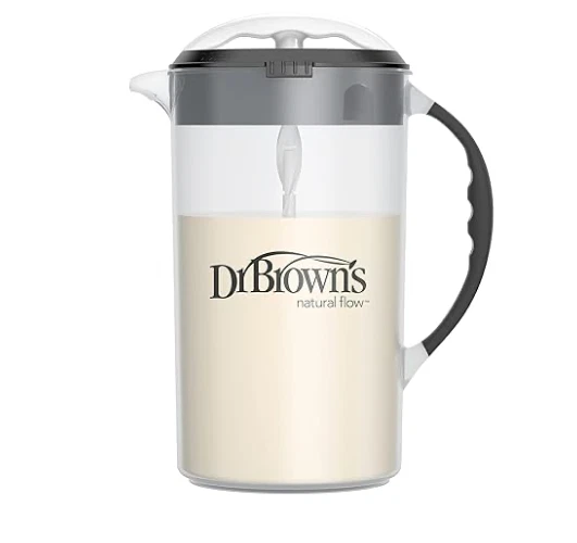 Jarra mezcladora Dr. Brown's Baby Formula con tapa de bloqueo, 32 oz, sin BPA, negra Foto 1 de 4