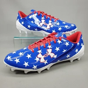 Under Armour Team Spotlight LE Football Cleats Stars Men's 14 Blue 1294289-405 - Picture 1 of 11