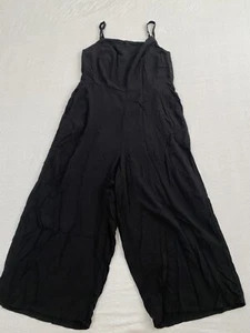 Old Navy Jumpsuit Romper Women’s Large Pockets Black De Segunda Mano - Picture 1 of 10