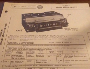 Hudson Model 236476 (SH759) Photofact Folder  - Bild 1 von 1
