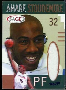Amare Stoudemire/Bronze Rookie Card 2002 SAGE Beckett.com Stoudemire Jerseys #1 - Picture 1 of 2
