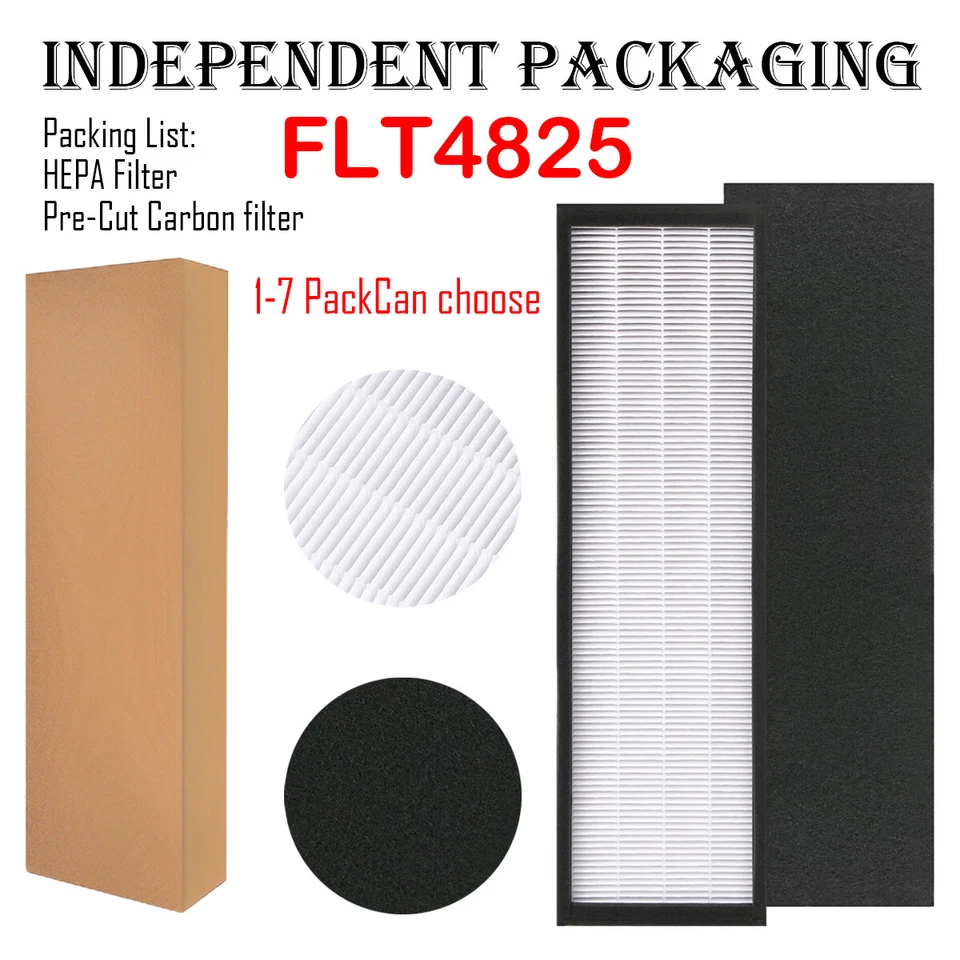 1/7Set FLT4825 True HEPA GENUINE Air Purifier Replacement Filter Size B - Image 1 of 4