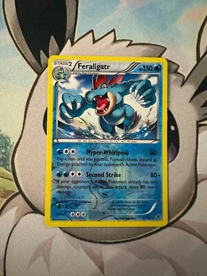 Feraligatr 17/119 Reverse Holo Rare XY Phantom Forces NM Pokemon Card - Image 1 of 2