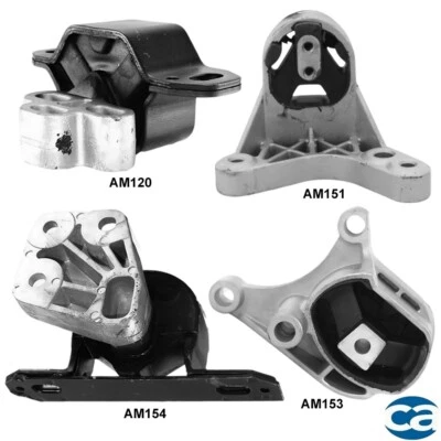 Soportes de motor y montaje de transmisión manual 4 piezas para Ford Ka 08-01 L4-1,6 L Foto 1 de 4