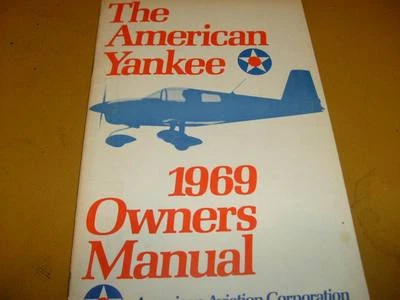 1969 年美国航空 AA-1 洋基业主手册 — 第 1/4 张图片