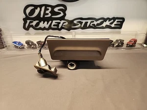 1992-1996 Ford F150 F250 F350 Mocha Tan Ash Tray OEM 1997 With Power Point - Picture 1 of 11