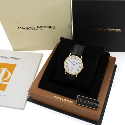 Baume & Mercier Classima 18K para hombre con caja y papeles 32 mm cuarzo W202763-1 Foto 1 de 4