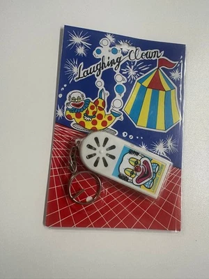 Vintage Laughing Clown Keychain – Retro Collectible Toy, Novelty Accessory