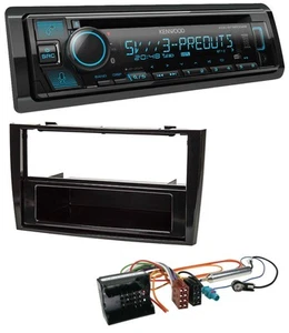 Kenwood Bluetooth USB CD MP3 DAB Autoradio für Peugeot 308 (2007-2009) schwarz - Bild 1 von 5