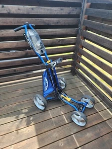 Sun Mountain Micro Cart 4-Wheel Collapsible Golf Bag Trolley Read Description - Picture 1 of 18