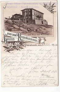 Boemia, Litho Monti dei Giganti, Petersbaude, Mulino a Spindler, 1894 - Foto 1 di 2