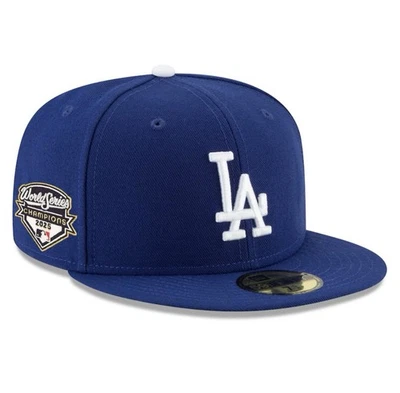 Los Angeles Dodgers New Era 2025 World Series Champions 59FIFTY Fitted Hat 7 3/8 - Image 1 of 4